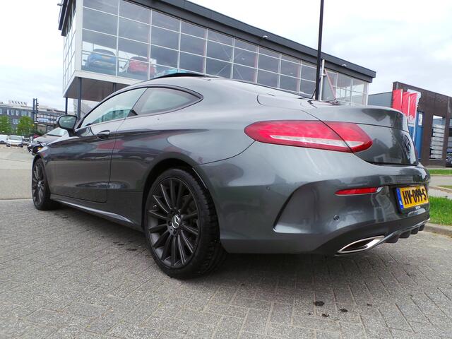Mercedes-Benz C-KLASSE Coupé 180 Pano | AMG-Line | Burmester Airco,Cruise,Navi,Stoelverw,19 Amg,NAP,Enz op afspraak te bezichtigen