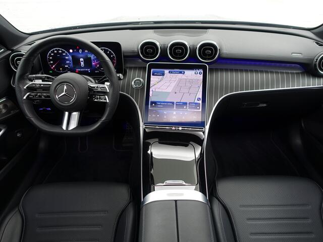 Mercedes-Benz C-KLASSE 200 AMG Night Edition Aut- Panodak, Burmester, Sfeerverlichting, Xenon Led, Stuur/Stoelverwarming, Lane Assist