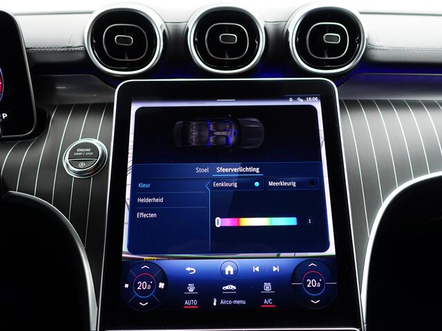 Mercedes-Benz C-KLASSE 200 AMG Night Edition Aut- Panodak, Burmester, Sfeerverlichting, Xenon Led, Stuur/Stoelverwarming, Lane Assist