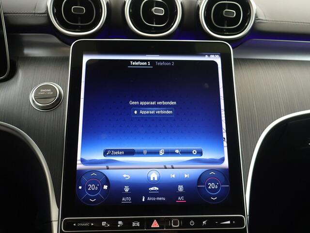 Mercedes-Benz C-KLASSE 300 e AMG Line | Rijassistentiepakket Plus | Stoelverwarming | Sfeerverlichting | Keyless Go |