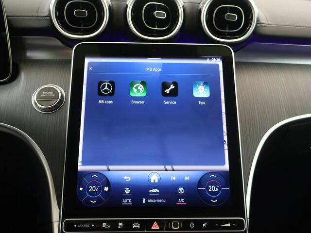 Mercedes-Benz C-KLASSE 300 e AMG Line | Rijassistentiepakket Plus | Stoelverwarming | Sfeerverlichting | Keyless Go |