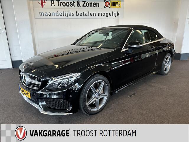 Mercedes-Benz C-KLASSE Cabrio 250 Edition 1 AMG | Cruise control | Climate control | Lane assist | Airscarf | Stoelverwarming | Lederen bekleding | Elek. inklapbare spiegels | Navigatie