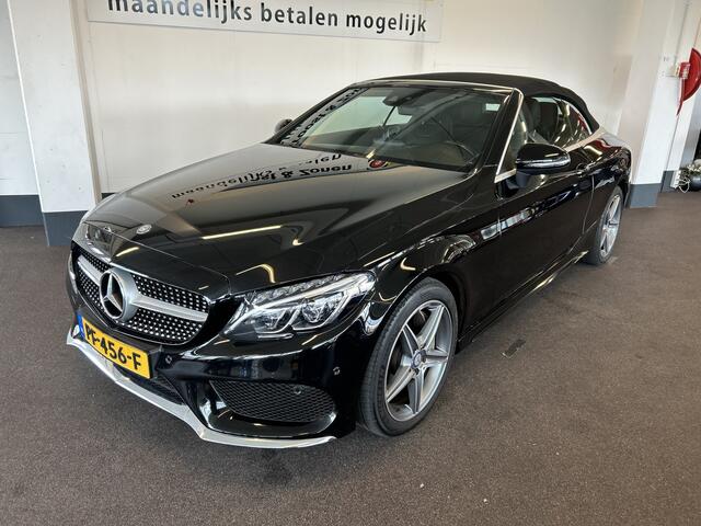 Mercedes-Benz C-KLASSE Cabrio 250 Edition 1 AMG | Cruise control | Climate control | Lane assist | Airscarf | Stoelverwarming | Lederen bekleding | Elek. inklapbare spiegels | Navigatie