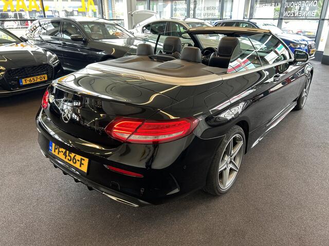 Mercedes-Benz C-KLASSE Cabrio 250 Edition 1 AMG | Cruise control | Climate control | Lane assist | Airscarf | Stoelverwarming | Lederen bekleding | Elek. inklapbare spiegels | Navigatie