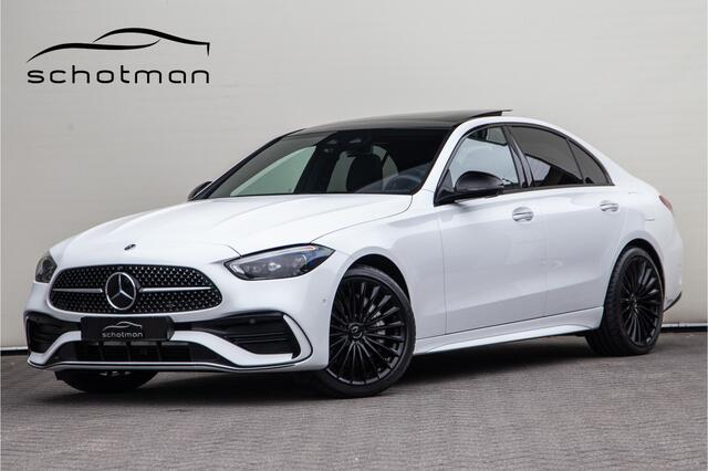 Mercedes-Benz C-KLASSE 400 e 4MATIC AMG 381pk Premium Plus, Pano, Distronic, Nightpack, Burmester, HEad-Up, Memory, Digital LED