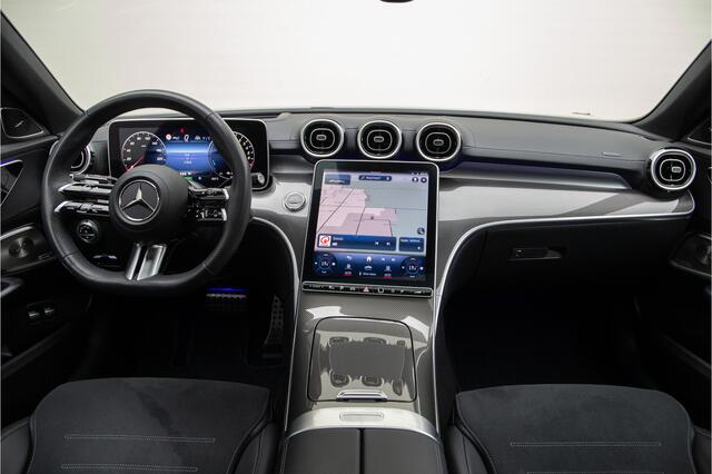 Mercedes-Benz C-KLASSE 400 e 4MATIC AMG 381pk Premium Plus, Pano, Distronic, Nightpack, Burmester, HEad-Up, Memory, Digital LED