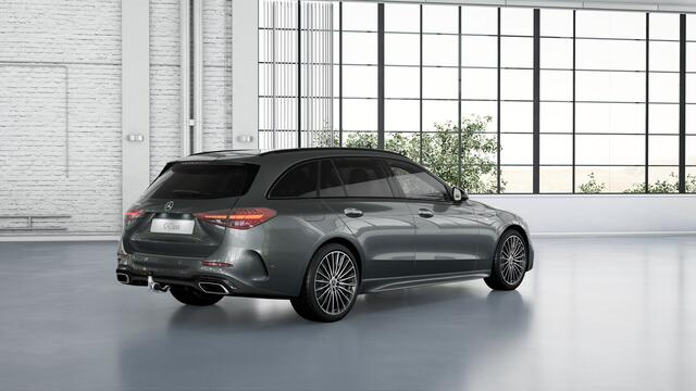 Mercedes-Benz C-KLASSE Estate 300 e Business Solution AMG | Trekhaak | Nightpakket | AMG Line Premium Plus | Parkeerpakket met 360°-camera | Antidiefstalpakket GUARD 360° Plus | KEYLESS GO-comfortpakket | EASY PACK achterklep |
