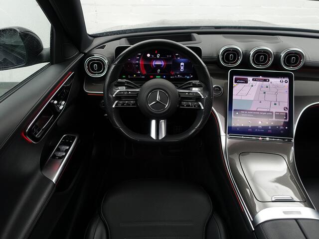 Mercedes-Benz C-KLASSE 300 e AMG Line Aut- Panoramadak, Head Up, 360 Camera, Sfeerverlichting, Memory Seats, Xenon Led