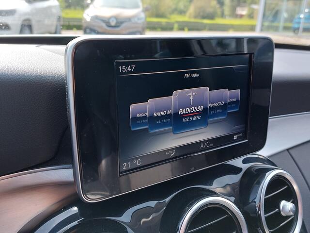 Mercedes-Benz C-KLASSE 180 156pk Automaat Business Solution Plus | Origineel NL | Navi | Clima | Cruise | Led Koplampen | Pdc V+A+Assist+Camera | Dodehoek+Licht+Regensensor | Privacy Glass | 18''lm