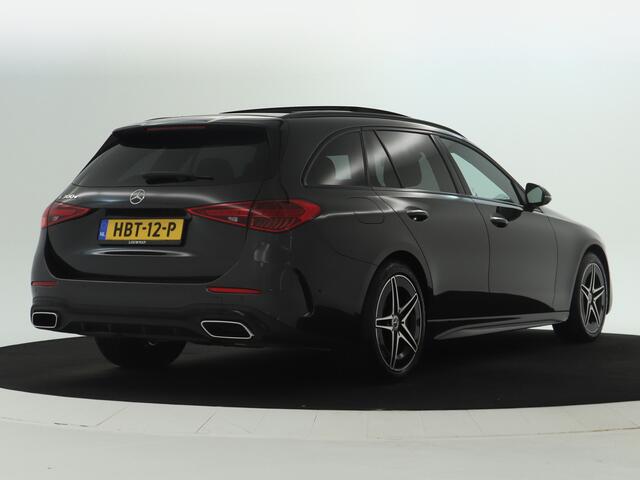 Mercedes-Benz C-KLASSE Estate 300e AMG-line Phev | Panorama Schuif/Kanteldak | Burmester Sound | Night-pakket | Parkeer Pilot 360gr camera | Rij assistentie pakket | Inclusief 24 maanden MB Certified garantie voor Europa.