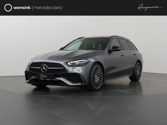 Mercedes-Benz C-KLASSE Estate 180 Star Edition AMG Line | 360 Camera | Keyless Entry | Digital Light | Panorama dak | 20 inch LM Velgen | Night Pakket | Dode hoek ass | Memory stoelen