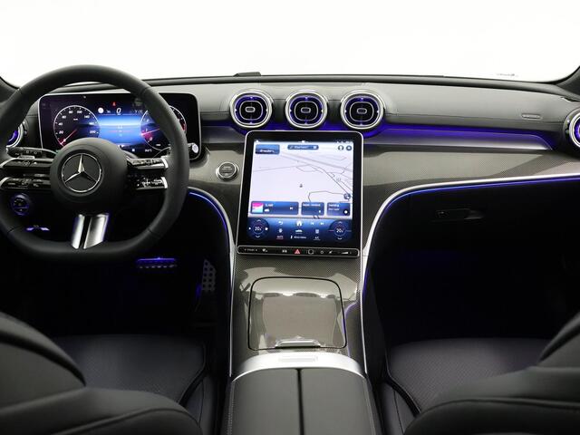 Mercedes-Benz C-KLASSE Estate 180 Star Edition AMG Line | 360 Camera | Keyless Entry | Digital Light | Panorama dak | 20 inch LM Velgen | Night Pakket | Dode hoek ass | Memory stoelen