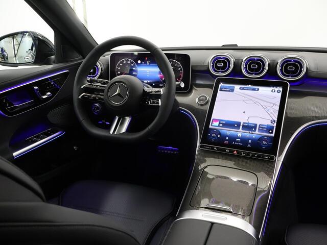 Mercedes-Benz C-KLASSE Estate 180 Star Edition AMG Line | 360 Camera | Keyless Entry | Digital Light | Panorama dak | 20 inch LM Velgen | Night Pakket | Dode hoek ass | Memory stoelen
