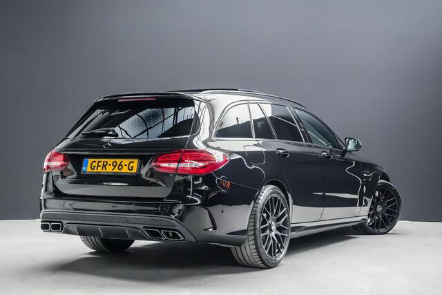 Mercedes-Benz C-KLASSE Estate AMG 63 S |carbon|memory|head-up|panoramadak|360 camera|Burmester|stoelventilatie|blind-spot|rijstrookhulp|