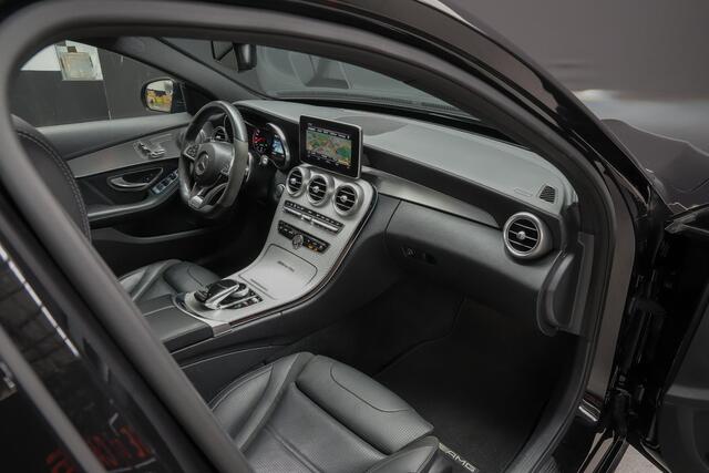 Mercedes-Benz C-KLASSE Estate AMG 63 S |carbon|memory|head-up|panoramadak|360 camera|Burmester|stoelventilatie|blind-spot|rijstrookhulp|