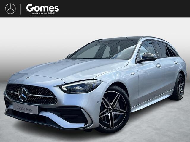 Mercedes-Benz C-KLASSE Estate 300 e Business Solution AMG | Premium Plus | Night Pakket | Panoramadak | Burmester 3D Surround | 360° Camera | Head-up Display | Augmented Reality voor Navigatie | DIGITAL LIGHT | Elektrisch Verstelbare Stoelen + Memory | Sfeerverlichting