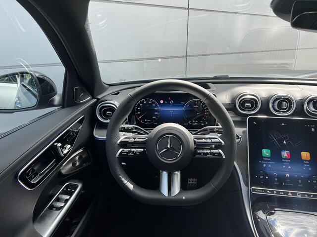 Mercedes-Benz C-KLASSE Estate 300 e Business Solution AMG | Premium Plus | Night Pakket | Panoramadak | Burmester 3D Surround | 360° Camera | Head-up Display | Augmented Reality voor Navigatie | DIGITAL LIGHT | Elektrisch Verstelbare Stoelen + Memory | Sfeerverlichting