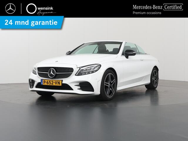 Mercedes-Benz C-KLASSE Cabrio 180 Premium Plus Pack | AMG | Widescreen | Stoelverwarming | Burmester | 18" lichtmetalen velgen |