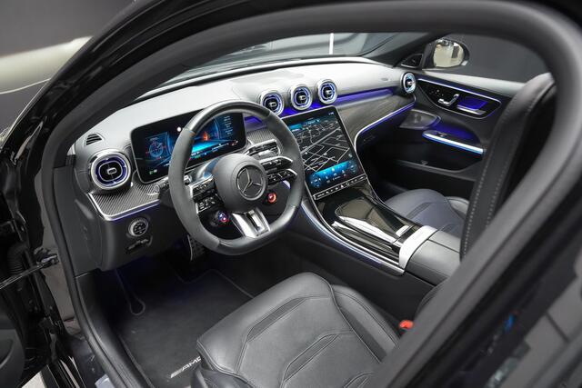 Mercedes-Benz C-KLASSE 63 AMG S E Performance |AMG-Driverspackage|achterasbesturing|head-up|pano|Burmester|360 camera|Apple Carplay&Android Auto|20" lichtmetalen velgen|