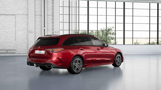 Mercedes-Benz C-KLASSE Estate 300 e AMG Line | Night | Trekhaak | Panoramadak | Sfeerverlichting |