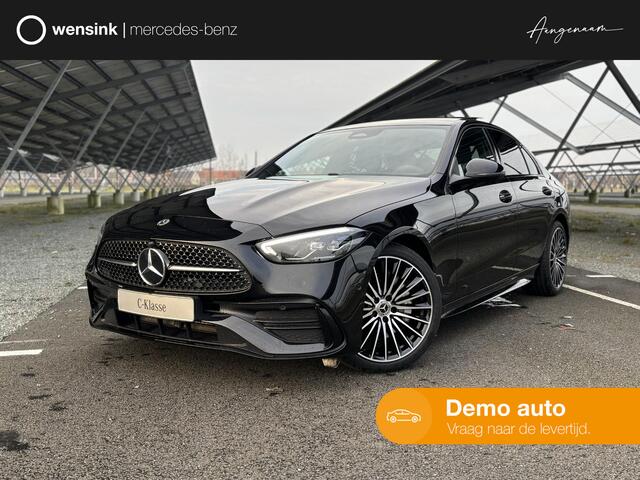 Mercedes-Benz C-KLASSE 180 Star Edition AMG Line | Night | Panoramadak | Burmester | Memory stoelen | Sfeerverlichting | Parkeercamera |