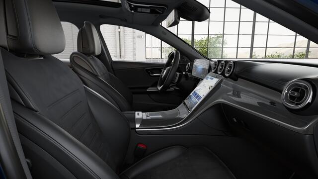 Mercedes-Benz C-KLASSE Estate 300 e Business Solution AMG | Trekhaak | Nightpakket | AMG Line Premium Plus | Parkeerpakket met 360°-camera | Antidiefstalpakket GUARD 360° Plus | KEYLESS GO-comfortpakket | EASY PACK achterklep |