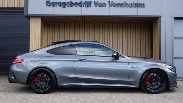 Mercedes-Benz C-KLASSE Coupé AMG 63 S 510pk! Edition 1 Pano.Dak Burmster Head-up 20inch LM Wheel Force Performance-Seats & Nappa-Leder *Glascoating* Unieke AMG!