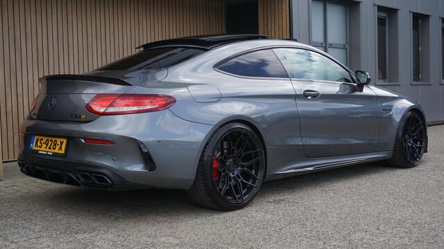 Mercedes-Benz C-KLASSE Coupé AMG 63 S 510pk! Edition 1 Pano.Dak Burmster Head-up 20inch LM Wheel Force Performance-Seats & Nappa-Leder *Glascoating* Unieke AMG!