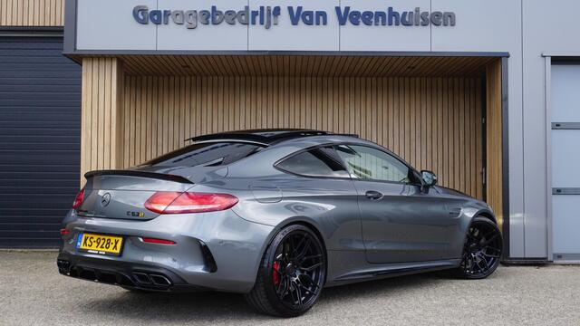 Mercedes-Benz C-KLASSE Coupé AMG 63 S 510pk! Edition 1 Pano.Dak Burmster Head-up 20inch LM Wheel Force Performance-Seats & Nappa-Leder *Glascoating* Unieke AMG!