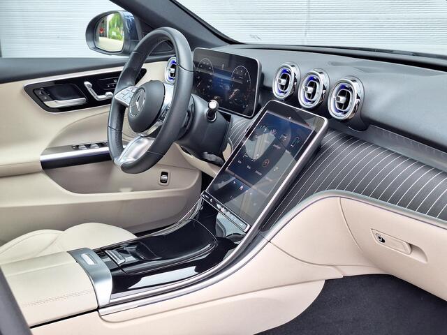 Mercedes-Benz C-KLASSE Estate 200 | Beige leder | Panoramadak | Trekhaak | Memorystoelen Verwarmd | 360° Camera | Sfeerverlichting