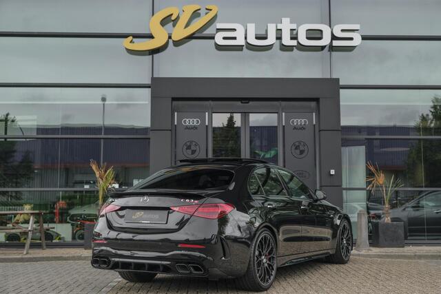 Mercedes-Benz C-KLASSE C63s AMG 680pk E-performance Panoramadak *BTW* 4-Wielsturing Burmester 3d AMG Driver pack