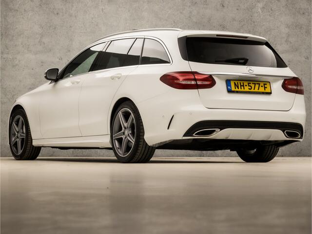 Mercedes-Benz C-KLASSE Estate 180 AMG Sport 157Pk Automaat (PANORAMADAK, NAVIGATIE, CLIMATE, LEDER, ELEK SPORTSTOELEN, STOELVERWARMING, GETINT GLAS, NIEUWE APK, NIEUWSTAAT)