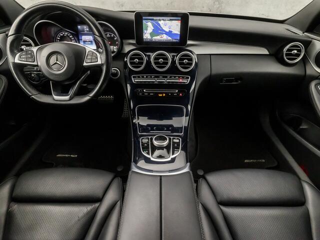 Mercedes-Benz C-KLASSE Estate 180 AMG Sport 157Pk Automaat (PANORAMADAK, NAVIGATIE, CLIMATE, LEDER, ELEK SPORTSTOELEN, STOELVERWARMING, GETINT GLAS, NIEUWE APK, NIEUWSTAAT)