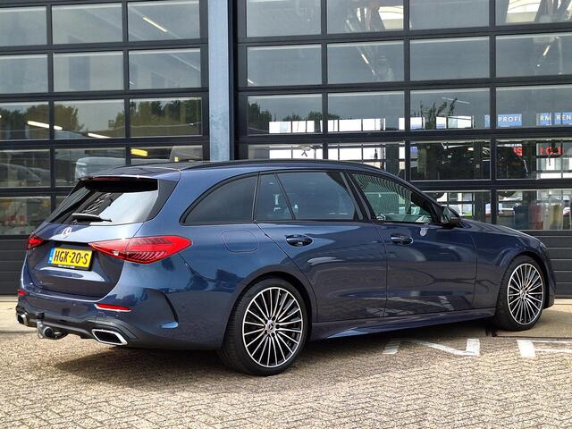 Mercedes-Benz C-KLASSE Estate 180 Star Edition AMG | Night Pakket | Trekhaak | Elektrisch Verstelbare Stoelen + Memory | Elektrische Achterklep | Apple CarPlay | Android Auto | Dodehoekassistent | Sfeerverlichting | Stoelverwarming | Achteruitrijcamera