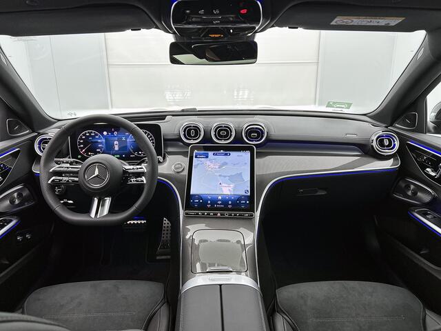 Mercedes-Benz C-KLASSE Estate 300 e Business Solution AMG | Trekhaak | Nightpakket | AMG Line Premium Plus | Parkeerpakket met 360°-camera | Antidiefstalpakket GUARD 360° Plus | KEYLESS GO-comfortpakket | EASY PACK achterklep |