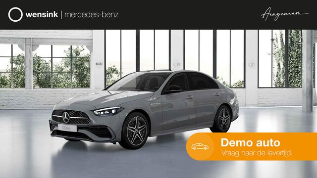 Mercedes-Benz C-KLASSE 180 Business Solution AMG | Panoramadak | Sportstoelen | Digital Light | 360 Camera | DAB | Ele.wegklapbare Trekhaak | Sfeerverlichting | Nightpakket | Spiegelpakket | Apple Carplay/Android Auto |