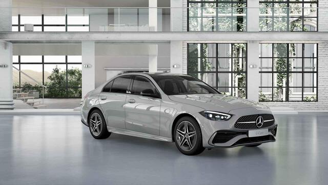 Mercedes-Benz C-KLASSE 180 Business Solution AMG | Panoramadak | Sportstoelen | Digital Light | 360 Camera | DAB | Ele.wegklapbare Trekhaak | Sfeerverlichting | Nightpakket | Spiegelpakket | Apple Carplay/Android Auto |