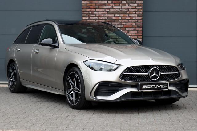 Mercedes-Benz C-KLASSE Estate 300 de AMG Line | Distronic | Panoramadak | Memory | Burmester | Digital Light | HUD | Verwarmd Stuurwiel | Surround Camera | Augmented Reality |