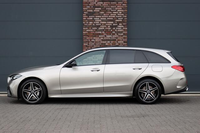Mercedes-Benz C-KLASSE Estate 300 de AMG Line | Distronic | Panoramadak | Memory | Burmester | Digital Light | HUD | Verwarmd Stuurwiel | Surround Camera | Augmented Reality |