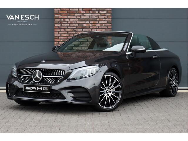 Mercedes-Benz C-KLASSE Cabrio 220 d AMG Line | Airscarf | Burmester | Surround Camera | Leder | Keyless Go | Leder | Stoelverwarming | Dodehoekassistent | Apple Carplay/Android Auto |