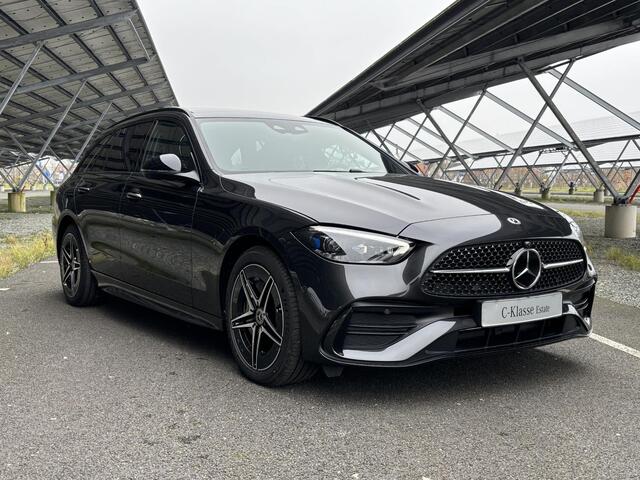 Mercedes-Benz C-KLASSE 300 e Star Edition AMG Line | Night | Panoramadak | Burmester | Memory | 360 camera | Digital light | Rijassistentie pakket |