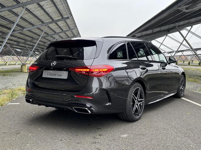 Mercedes-Benz C-KLASSE 300 e Star Edition AMG Line | Night | Panoramadak | Burmester | Memory | 360 camera | Digital light | Rijassistentie pakket |