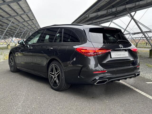 Mercedes-Benz C-KLASSE 300 e Star Edition AMG Line | Night | Panoramadak | Burmester | Memory | 360 camera | Digital light | Rijassistentie pakket |