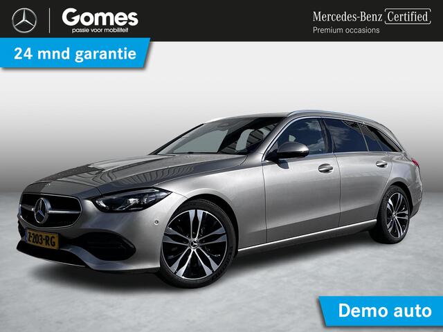 Mercedes-Benz C-KLASSE Estate 180 Luxury Line | Panoramadak | Dodehoekassistent | Privacy Glas Achter | Apple CarPlay | Android Auto | Elektrisch Verstelbare Stoelen + Memory | Sfeerverlichting | Stoelverwarming | Stuurverwarming
