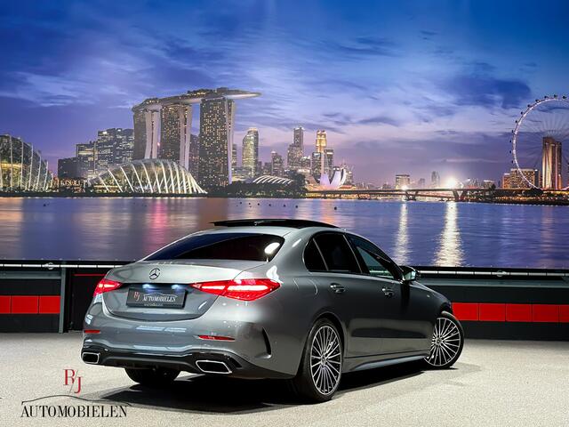 Mercedes-Benz C-KLASSE C300 e AMG Trekhaak|Memory|HeadUp|leder|Sfeer|Pano|360cam