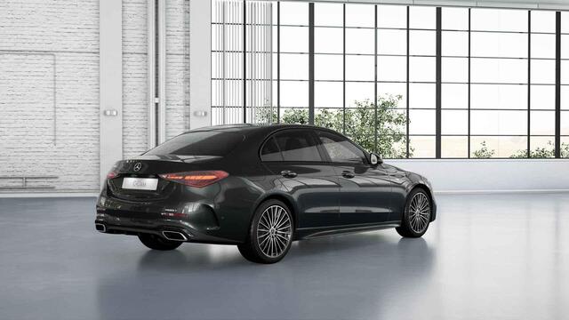 Mercedes-Benz C-KLASSE 300e Business Solution AMG | Digital Light | Nightpakket | Memory | Panoramaschuifdak | Dodehoekassistent |360° camera | Stoelverwarming voor |