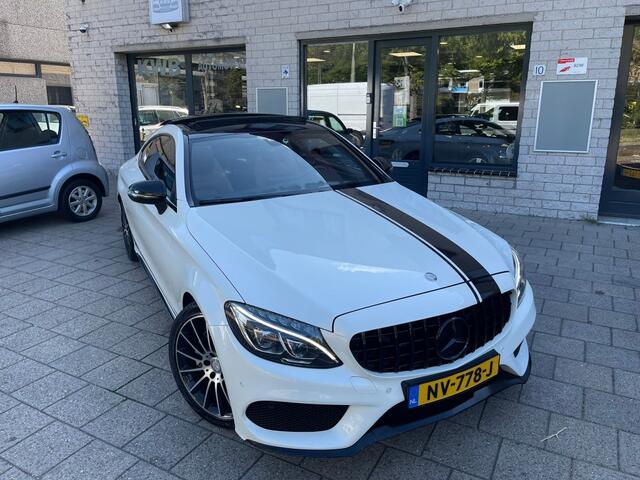 Mercedes-Benz C-KLASSE 200 Amg Bruin Leer Pano Burmester