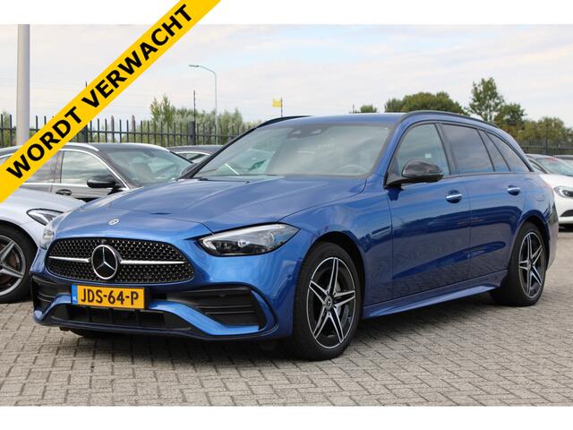 Mercedes-Benz C-KLASSE Estate 300e AMG Line NIGHT PAKKET LEDER HEAD-UP KEY-LESS GO 360-CAMERA TREKHAAK
