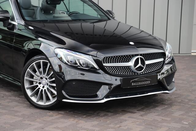Mercedes-Benz C-KLASSE Cabrio 200 AMG Aut9 | 184PK | Memory | Burmester | Carbon | Sfeerverlichting | Air-scarf | ILS | 360 Camera | Stoelverwarming | 2016.