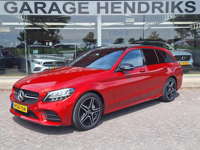 Mercedes-Benz C-KLASSE Estate 180 AMG Virtual | Pano | 360 cam | Sfeer | Leder alcantara | Trekhaak 1800kg | occasion